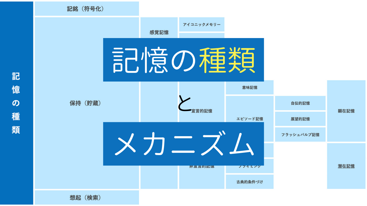 記憶って何種類あるの 心理学でわかる記憶メカニズム ココロジー